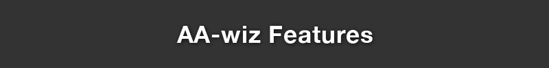 AA-Wiz Features